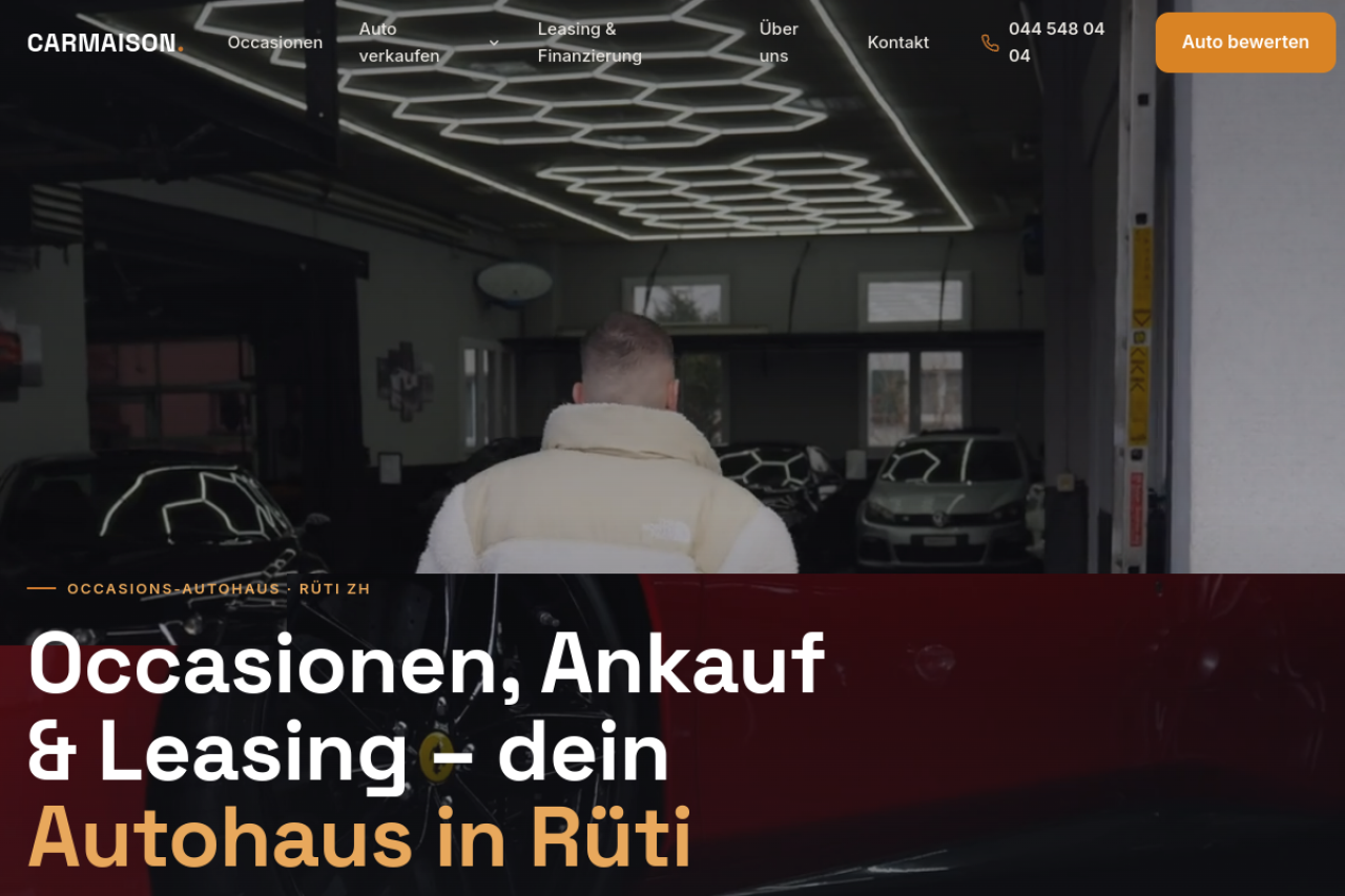 Konzept-Studie: Car Maison — Autohaus Rüti ZH
